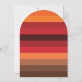 Invitation Sunset Stripes Summer Wedding (Dos)