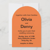 Invitation Sunset Stripes Summer Wedding (Devant)