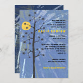 Invitation Sunset Tree Bar Mitzvah (Devant / Derrière)