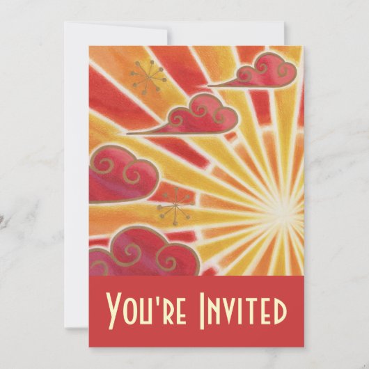 Invitation Sunset 'You're Invited' (Devant)