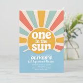 Invitation Sunshine and Smiles One Year Celebration  (Debout devant)