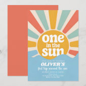 Invitation Sunshine and Smiles One Year Celebration  (Devant / Derrière)