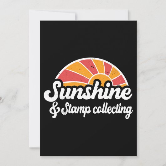 Invitation Sunshine and Stamp collection hommes femmes couche (Devant)