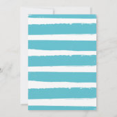 Invitation Sunshine Anniversaire fête Turquoise Little Sunshi (Dos)