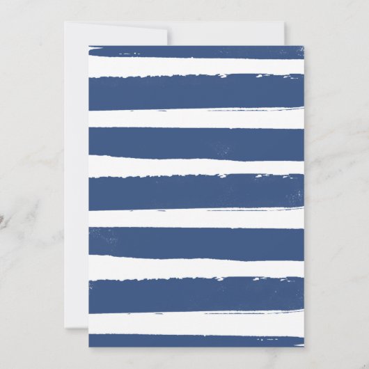 Invitation Sunshine Birthday Party Navy Notre petit soleil (Dos)