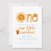 Invitation Sunshine Boys 1er anniversaire (Devant)