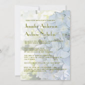 Invitation ©Sunshine Garden Hydrangeas Mariage (Dos)