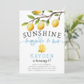 Invitation Sunshine Lemonade et Fun Boy's Birthday Party (Debout devant)