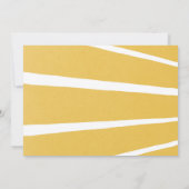 Invitation Sunshine Modern Watercolor Photo Anniversaire (Dos)