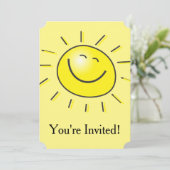 Invitation Sunshine Party (Debout devant)