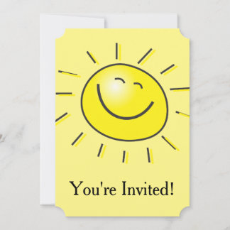 Invitation Sunshine Party