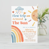 Invitation Sunshine Premier Voyage Autour Du Soleil Premier A (Debout devant)