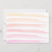 Invitation Sunshine & Rainbow Girl 1er Photo Anniversaire (Dos)