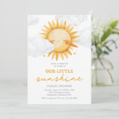 Invitation Sunshine Summer Anniversaire de enfant Party (Debout devant)