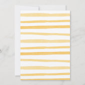 Invitation Sunshine Voici le Baby shower du Fils (Dos)