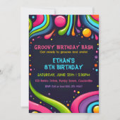 Invitation Super Anniversaire Branché (Devant)