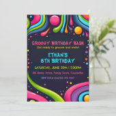 Invitation Super Anniversaire Branché (Debout devant)