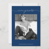 Invitation Super Charme MODIFIABLE COULEUR Graduation Invitat (Dos)