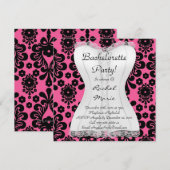Invitation Super Cute Bachelorette (Devant / Derrière)