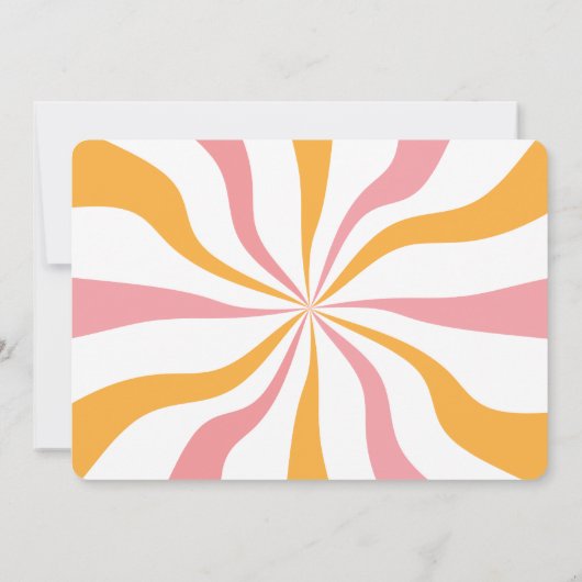 Invitation super de Bachelorette (Dos)