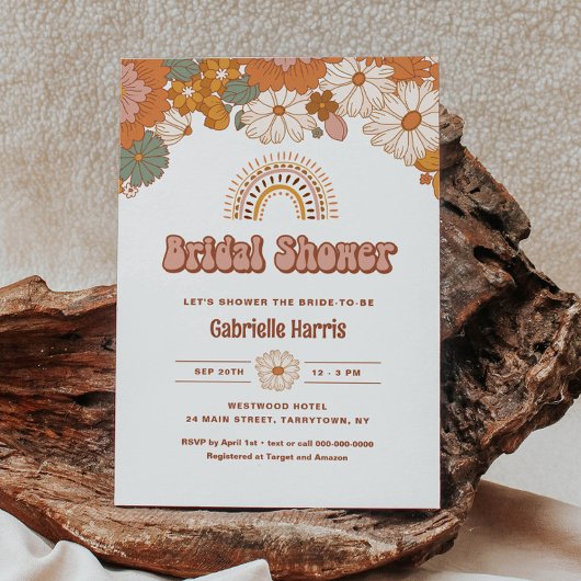 Invitation super de douche nuptiale