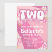 Invitation super de fête d'anniversaire (Devant / Derrière)