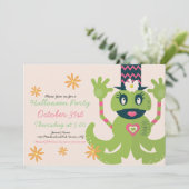 Invitation Super de la fête du costume de monstre  (Debout devant)