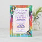 Invitation super de partie de joyeux anniversaire (Debout devant)