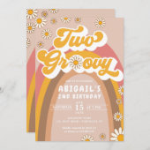 Invitation super du 2e anniversaire (Devant / Derrière)