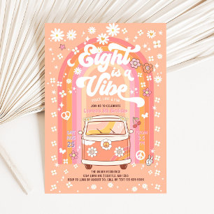 Invitation Super Eight est un Vibe Van Bus 8e anniversaire