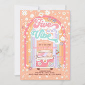 Invitation Super FIVE est le 5ème anniversaire de Vibe Daisy (Devant)