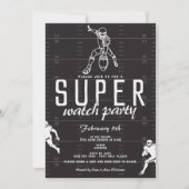 Invitation Super Football Game Day Sports Watch Party (Devant)
