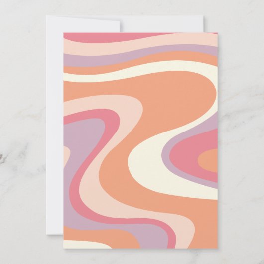 Invitation super Ghost retro Halloween Anniversaire (Dos)