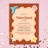Invitation Super Girls do-it-yourself Dream Vision Board Part