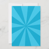 Invitation Super Hero Comic Style de livre Boy Anniversaire B (Dos)