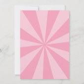 Invitation Super Héros Comic Style de livre Fille Anniversair (Dos)