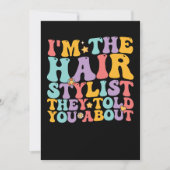 Invitation Super Je suis le coiffeur qu'ils t'ont raconté (Devant)