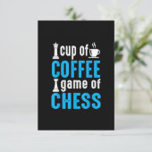 Invitation Super jeu de société - Coupe de café Jeu d'échecs (Debout devant)