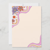 Invitation Super les années 70 Bachelorette Dernier Bachin' B (Dos)