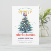 Invitation Super Little Christmas Disco Hip Christmas Party (Debout devant)