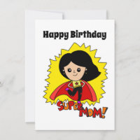 Super Maman Joyeux anniversaire