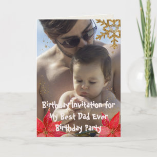 Invitation Super Meilleur Papa de Tous les Temps Photo de Fêt