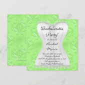 Invitation Super mignonne Bachelorette (Devant / Derrière)