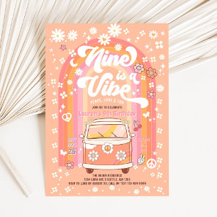 Invitation Super Nine est un Vibe Van Bus 9e anniversaire