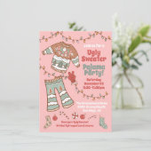 Invitation Super Noël Hippie Ugly Sweat Pajama Party (Debout devant)