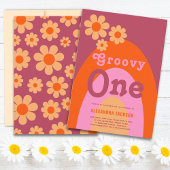Invitation Super One Daisy Arch 1er anniversaire