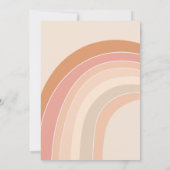 Invitation Super One Peace Love Party Rainbow Birthday Party (Dos)