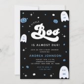 Invitation Super Petit Boo Boy Halloween Baby shower Fantôme (Devant)