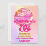 Invitation Super Retro 60th Let's Disco fête d'anniversaire<br><div class="desc">Préparez-vous à chanter et fêter six fabuleuses décennies avec notre "Invitation de fête d'anniversaire Let's Disco Retro Super 60th" - une façon amusante et amusante d'invitation vos amis à une fête épique disco! Cette invitation capte l'essence de l'ère super les années 70, avec des motifs rétro et des éléments d'inspiration...</div>