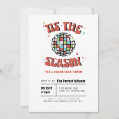 Invitation super Retro Christmas Party (Devant)